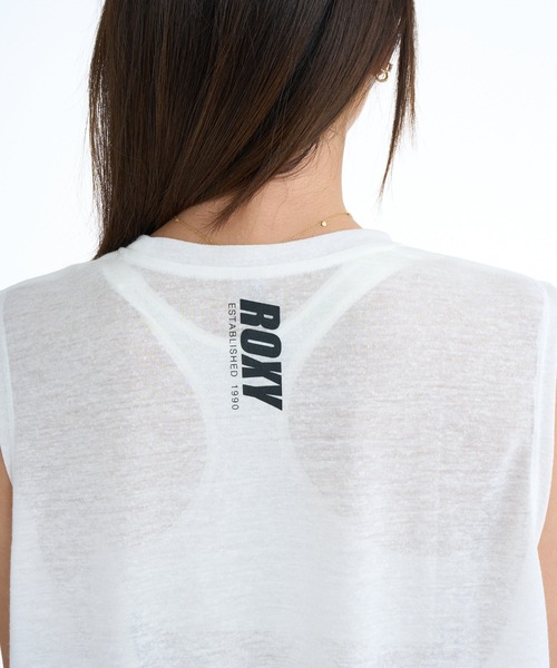 ROXY(ロキシー)の「ROXY ウィメンズ FITNESS TRIPLE HEARTS TANK トップス 【2026年春夏モデル】/ロキシー速乾ショート丈タンクトップ(タンクトップ・レディース・ブラック/オレンジ/ホワイト・SMALL/MEDIUM/LARGE)」の16枚目の写真
