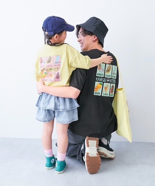 devirock（デビロック）の「【旅するデビロック】大人 プリント半袖Tシャツ（Tシャツ/カットソー・レディース・ブラック系2/ブラック系1/ホワイト系2/ホワイト系1/ライトグレー系1/ピンク系1・M/LL/L）」の8枚目の写真