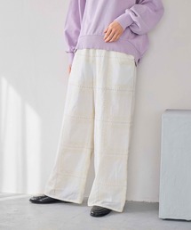 studio CLIP | ブロック刺繍レースパンツ(その他パンツ)