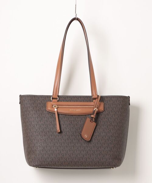 MICHAEL KORS(マイケルコース)の「JET SET TRAVEL トートバッグ ミディアム - MKシグネチャー(トートバッグ・レディース・ブラウン系その他・FREE)」の4枚目の写真
