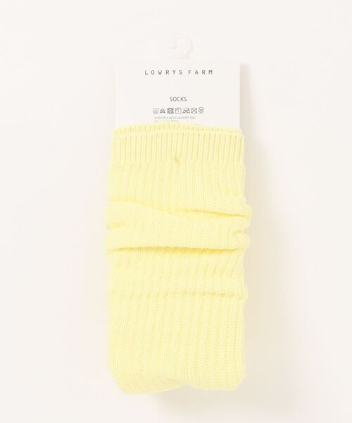 LOWRYS FARM（ローリーズファーム）の「カラールーズソックス 645165（シューズ小物/雑貨・レディース・レッド系その他/ゴールド系その他/ライトブルー/アイボリー/ピンク系その他・FREE）」の5枚目の写真