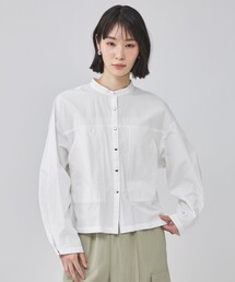 【はっ水】クロップドシャツブルゾン