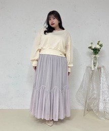 Louiosy（ルオシー）の「【大きいサイズ】ラメシアースカート（スカート）」