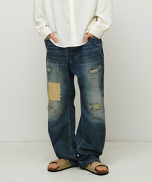 ENDOOR（エンドア）の「Archive repair denim pants (indigo blue)（デニムパンツ）」