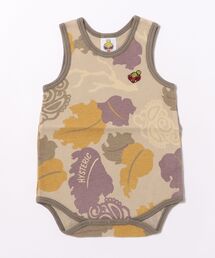 LEAF CAMO総柄 ノースリーブロンパース