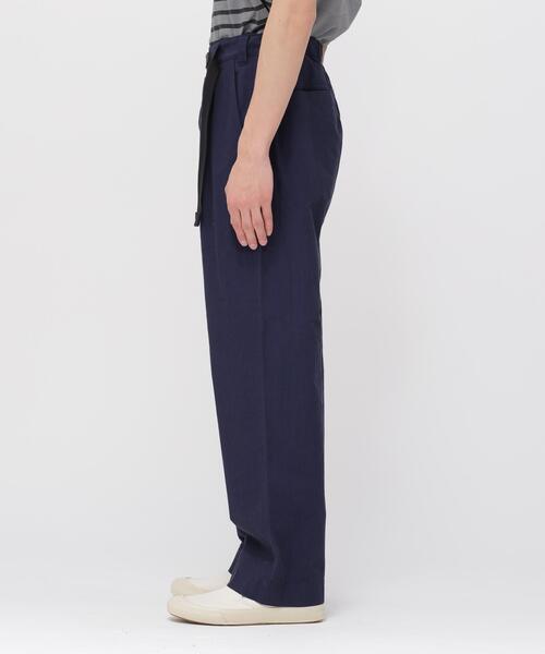 MHL.(エムエイチエル)の「CRISP COTTON CHAMBRAY(その他パンツ・メンズ・ネイビー/オリーブ・MEDIUM/SMALL/LARGE)」の3枚目の写真