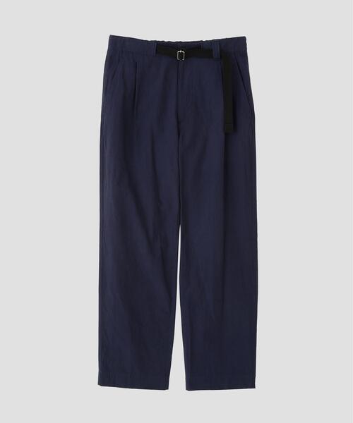 MHL.(エムエイチエル)の「CRISP COTTON CHAMBRAY(その他パンツ・メンズ・ネイビー/オリーブ・MEDIUM/SMALL/LARGE)」の4枚目の写真