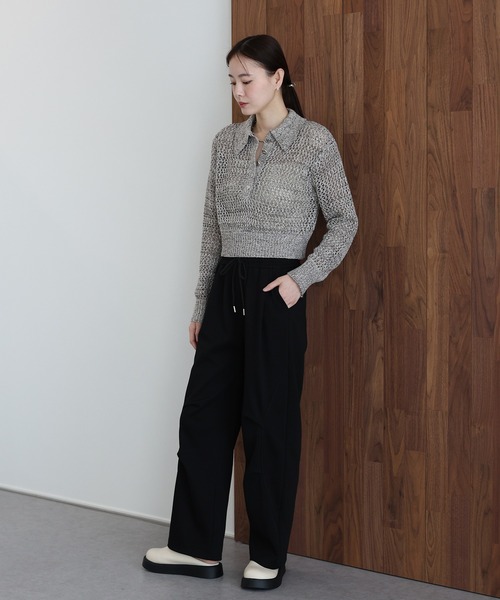 J by blue(ジェイバイブルー)の「タックスウェットパンツ(スウェットパンツ・レディース・グレー/ブラック・MEDIUM)」の18枚目の写真