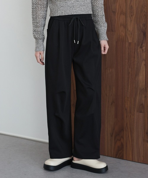 J by blue(ジェイバイブルー)の「タックスウェットパンツ(スウェットパンツ・レディース・グレー/ブラック・MEDIUM)」の15枚目の写真