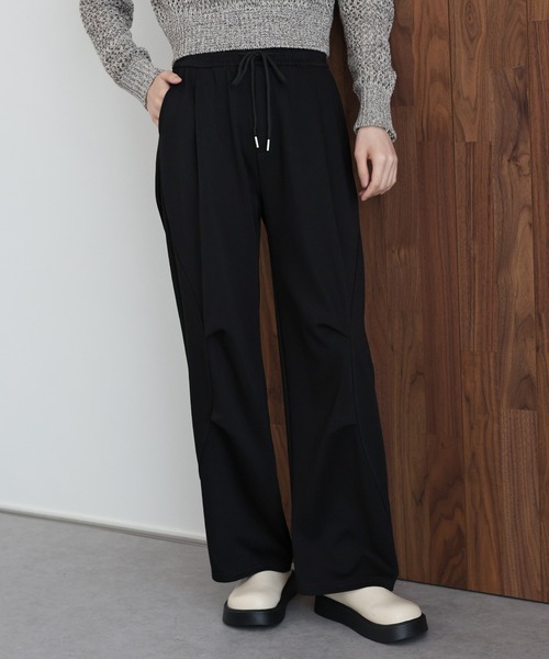J by blue(ジェイバイブルー)の「タックスウェットパンツ(スウェットパンツ・レディース・グレー/ブラック・MEDIUM)」の14枚目の写真
