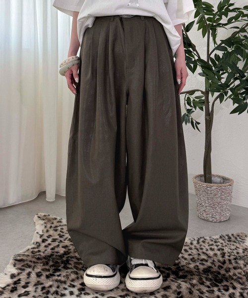 sedacle（セダクル）の「チンツタックバルーンパンツ（その他パンツ・メンズ・ブラウン/ブラック・LARGE/MEDIUM/SMALL）」の19枚目の写真