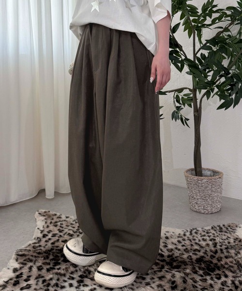 sedacle（セダクル）の「チンツタックバルーンパンツ（その他パンツ・メンズ・ブラウン/ブラック・LARGE/MEDIUM/SMALL）」の9枚目の写真