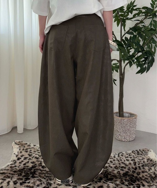 sedacle（セダクル）の「チンツタックバルーンパンツ（その他パンツ・メンズ・ブラウン/ブラック・LARGE/MEDIUM/SMALL）」の10枚目の写真