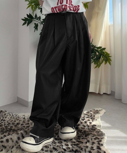 sedacle（セダクル）の「チンツタックバルーンパンツ（その他パンツ・メンズ・ブラウン/ブラック・LARGE/MEDIUM/SMALL）」の7枚目の写真