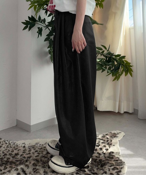 sedacle（セダクル）の「チンツタックバルーンパンツ（その他パンツ・メンズ・ブラウン/ブラック・LARGE/MEDIUM/SMALL）」の4枚目の写真