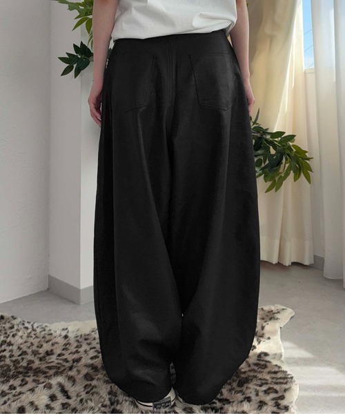 sedacle（セダクル）の「チンツタックバルーンパンツ（その他パンツ・メンズ・ブラウン/ブラック・LARGE/MEDIUM/SMALL）」の5枚目の写真