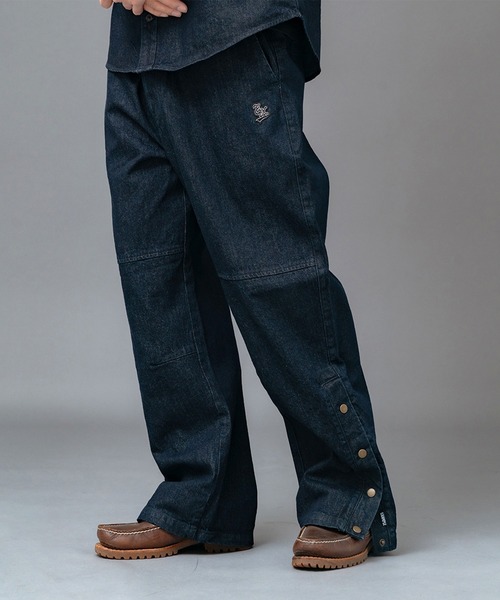 EXAMPLE EX PATCH SIDE BUTTONS DENIM PANTS（デニムパンツ）｜EXAMPLE