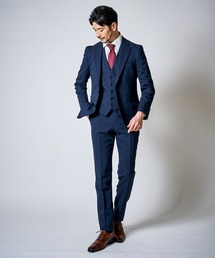 TETE HOMME（テットオム）の「4WAYストレッチスーツ   ウォッシャブルセットアップ 3ピース（スーツセット）」
