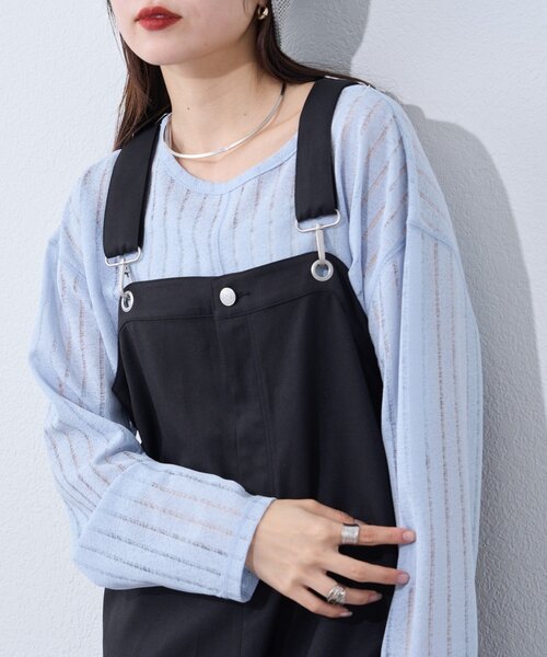 【willow】スラックスサロペット