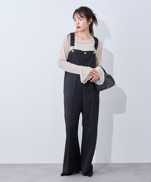 【willow】スラックスサロペット