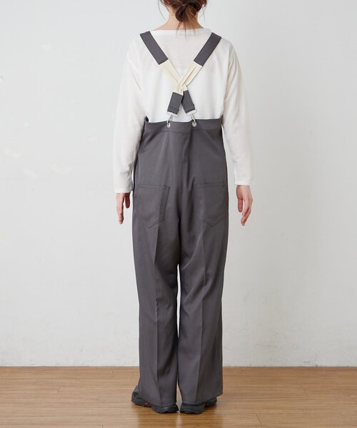 WILLOW(ウィロー)の「【willow】スラックスサロペット(サロペット/オーバーオール・レディース・ブラック/グレー・SMALL/LARGE/MEDIUM)」の9枚目の写真