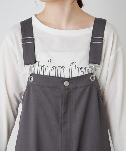 WILLOW(ウィロー)の「【willow】スラックスサロペット(サロペット/オーバーオール・レディース・ブラック/グレー・SMALL/LARGE/MEDIUM)」の10枚目の写真