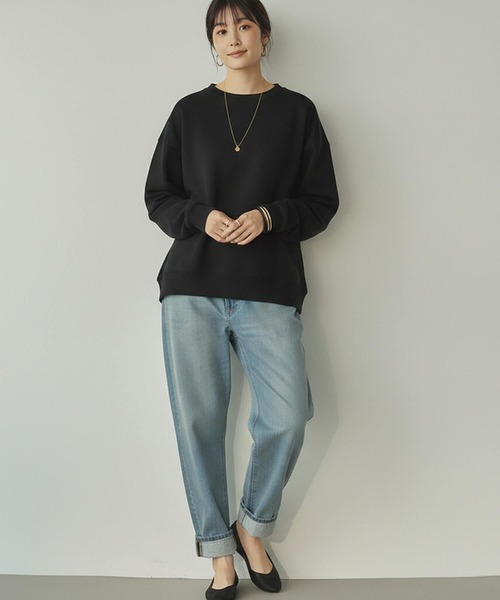 Cinderella(シンデレラ)の「デニムパンツ ストレッチ ハイウエスト ボトムス パンツ レディース カジュアル ズボン 美脚効果 ハードウォッシュ ミディアムウォッシュ ワンウォッシュ オールシーズン 春 夏 秋 冬 綿 テーパードパンツ 水色 青 紺 ネイビー ブルー ライトブルー M L XL 大きいサイズ おしゃれ かわいい(デニムパンツ・レディース・ブルー/ワンウォッシュ/ライトブルー・LARGE/MEDIUM/X-LARGE)」の7枚目の写真