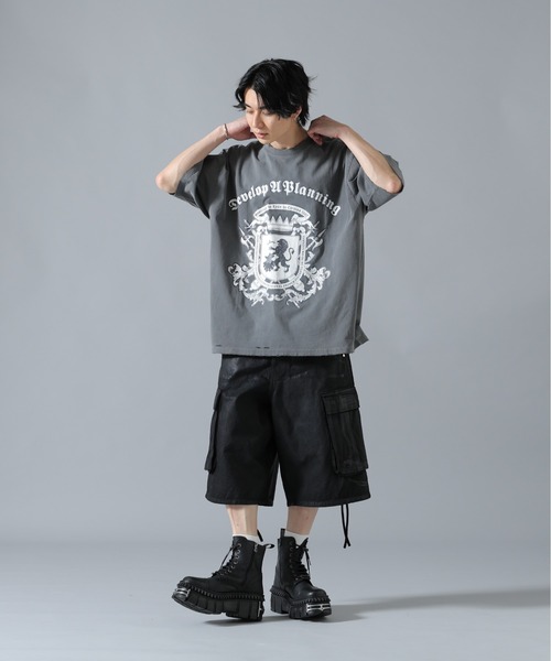 DANKE SCHON（ダンケシェーン）の「DankeSchon/ダンケシェーン/PIGMENT EMBLEM S/S TEE（Tシャツ/カットソー・メンズ・ベージュ/ブラック・L/M）」の10枚目の写真