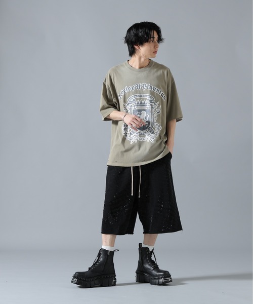 DANKE SCHON（ダンケシェーン）の「DankeSchon/ダンケシェーン/PIGMENT EMBLEM S/S TEE（Tシャツ/カットソー・メンズ・ベージュ/ブラック・L/M）」の5枚目の写真