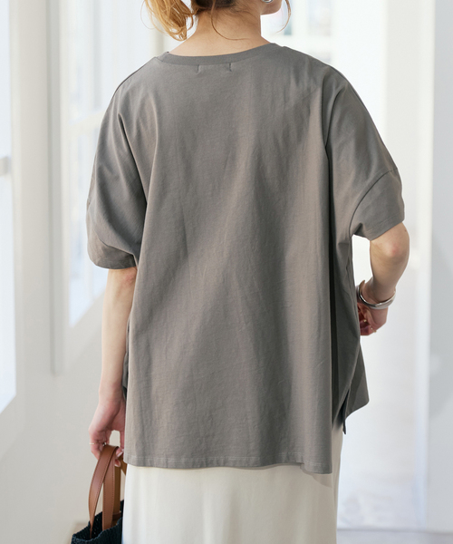 Spick & Span（スピックアンドスパン）の「GOOD ROCK SPEED / グッドロックスピード LPC 別注フォトドルマンTシャツ 2（Tシャツ/カットソー・レディース・ホワイト/ブラック系その他/ベージュ・FREE）」の11枚目の写真