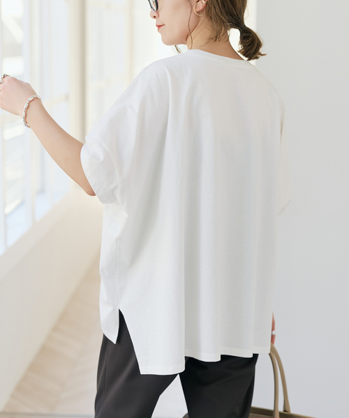 Spick & Span（スピックアンドスパン）の「GOOD ROCK SPEED / グッドロックスピード LPC 別注フォトドルマンTシャツ 2（Tシャツ/カットソー・レディース・ホワイト/ブラック系その他/ベージュ・FREE）」の17枚目の写真