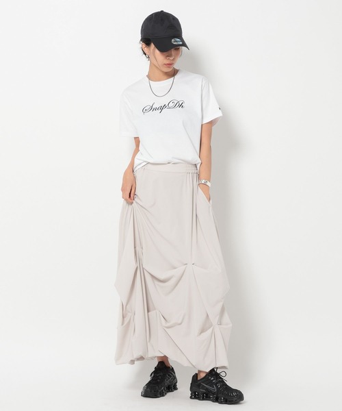 HEREIAM（ヘレイアム）の「【HEREIAM】撥水Comfy スカート（スカート・レディース・ブラック/ライトグレー・FREE）」の12枚目の写真