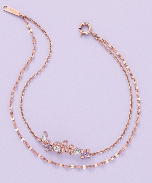 Spring Collection】シルバー フラワー ブレスレット（ブレスレット