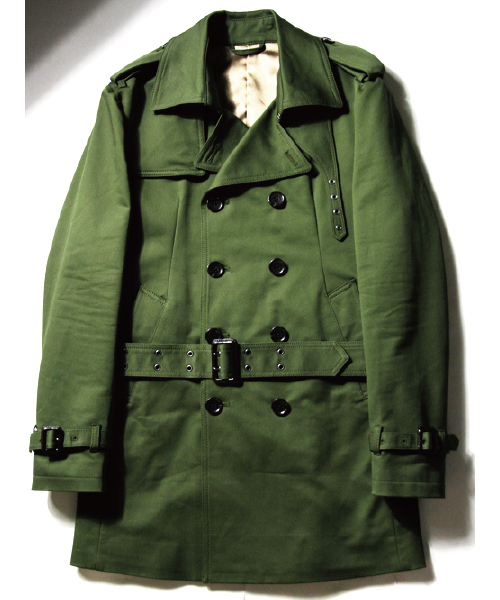 Luv maison（ラブメゾン）の「【スプリングコート】コットンストレッチトレンチコート（トレンチコート・メンズ・ベージュ/ネイビー/カーキ/キャメル・XL/M/L）」の5枚目の写真