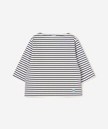 ORCIVAL | コットンロード ショートスリーブ ボートネックバスクシャツ WOMEN