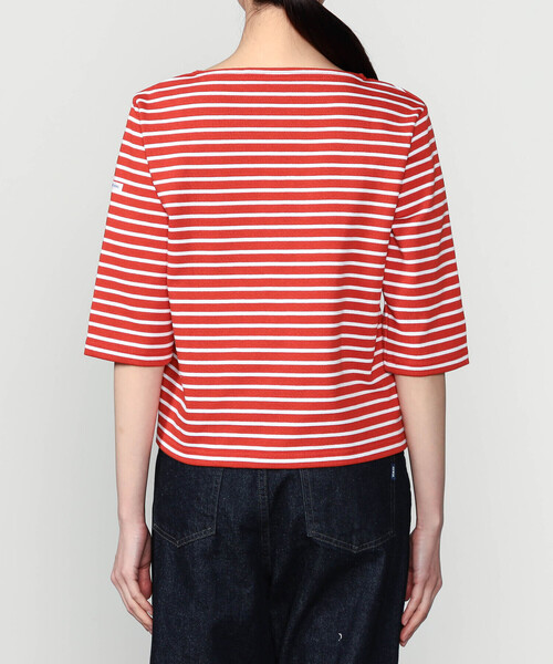 ORCIVAL(オーシバル)の「ORCIVAL | コットンロード ショートスリーブ ボートネックバスクシャツ WOMEN(Tシャツ/カットソー・レディース・レッド系その他/ホワイト系その他5/ブルー系その他5・1/2)」の13枚目の写真