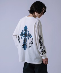 2TYPE グラフィック ワッフル ロンT