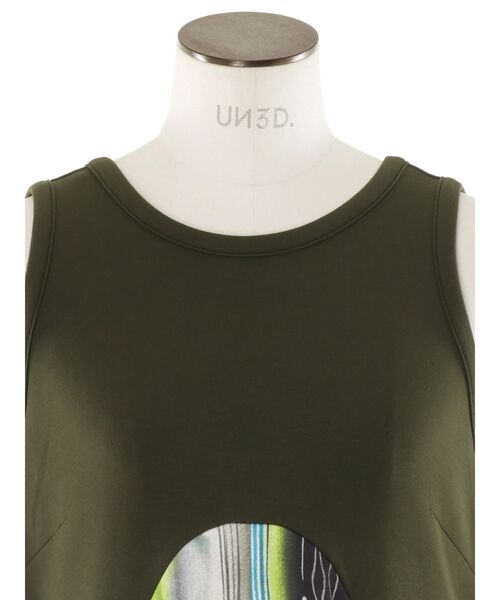 UN3D.(アンスリード)の「TIE-DYE STRIPE AIO / タイダイストライプオールインワン(つなぎ/オールインワン・レディース・ブラック/ライム・38/36)」の19枚目の写真