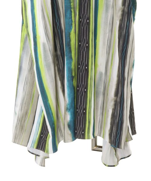 UN3D.(アンスリード)の「TIE-DYE STRIPE AIO / タイダイストライプオールインワン(つなぎ/オールインワン・レディース・ブラック/ライム・38/36)」の22枚目の写真