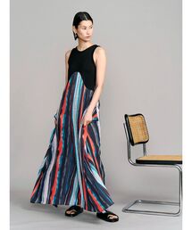 UN3D. | TIE-DYE STRIPE AIO / タイダイストライプオールインワン(つなぎ/オールインワン)