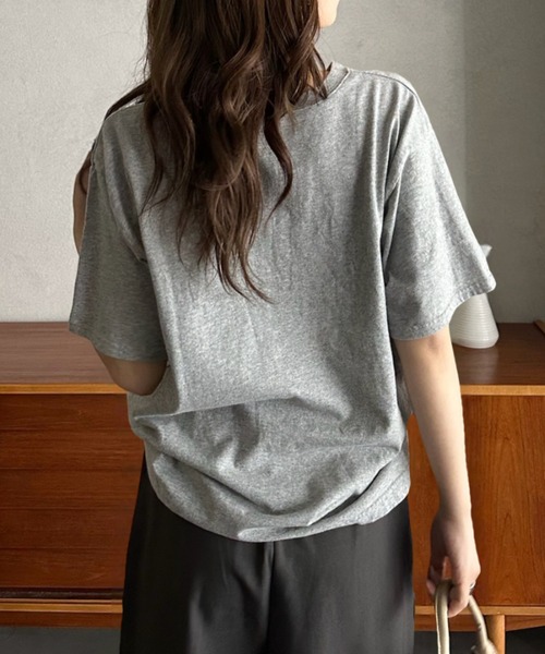 Eclat one(エクラワン)の「【Eclat one】 モノトーン フォト Tシャツ(Tシャツ/カットソー・レディース・ブラック系その他3/ブラック系その他/ブラック系その他2/ホワイト・FREE)」の20枚目の写真