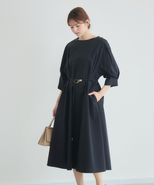 KATHARINE ROSS（キャサリンロス）の「【PILLINI/ピリーニ】ロープベルト付ワンピース（ワンピース・レディース・ブラック/ベージュ・FREE）」の11枚目の写真