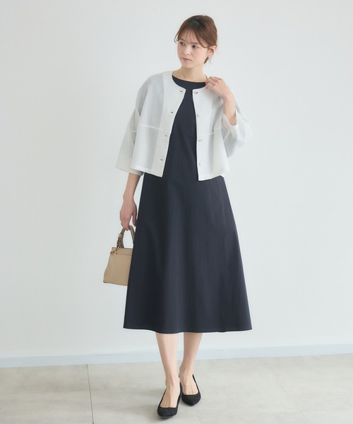 KATHARINE ROSS（キャサリンロス）の「【PILLINI/ピリーニ】ロープベルト付ワンピース（ワンピース・レディース・ブラック/ベージュ・FREE）」の14枚目の写真