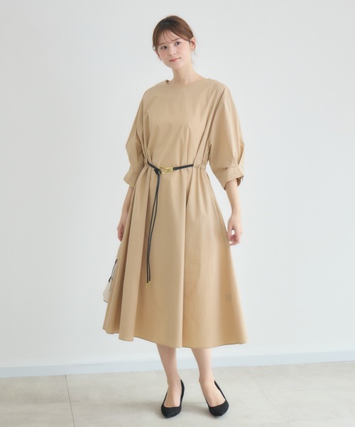 KATHARINE ROSS（キャサリンロス）の「【PILLINI/ピリーニ】ロープベルト付ワンピース（ワンピース・レディース・ブラック/ベージュ・FREE）」の16枚目の写真