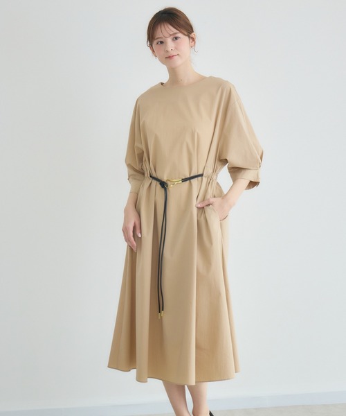KATHARINE ROSS（キャサリンロス）の「【PILLINI/ピリーニ】ロープベルト付ワンピース（ワンピース・レディース・ブラック/ベージュ・FREE）」の18枚目の写真