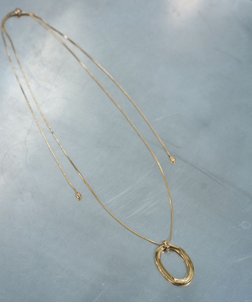 HARE(ハレ)の「ビッグパーツロングネックレス(HARE)(ネックレス・レディース・ゴールド/シルバー・FREE)」の2枚目の写真