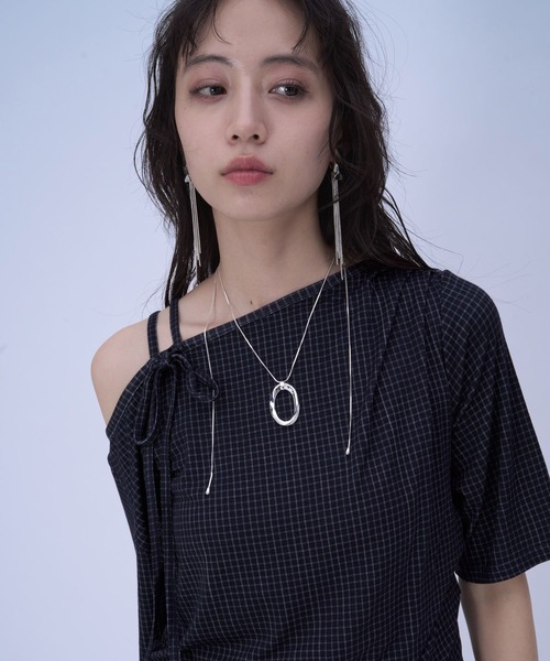 HARE(ハレ)の「ビッグパーツロングネックレス(HARE)(ネックレス・レディース・ゴールド/シルバー・FREE)」の3枚目の写真