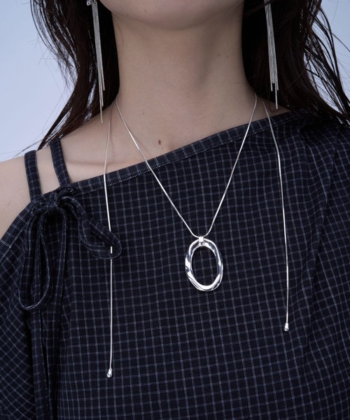 HARE(ハレ)の「ビッグパーツロングネックレス(HARE)(ネックレス・レディース・ゴールド/シルバー・FREE)」の5枚目の写真