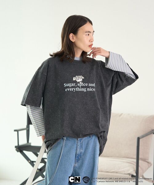CRAFT STANDARD BOUTIQUE(クラフトスタンダードブティック)の「バブルス/T(Tシャツ/カットソー・レディース・チャコールグレー・FREE)」の1枚目の写真