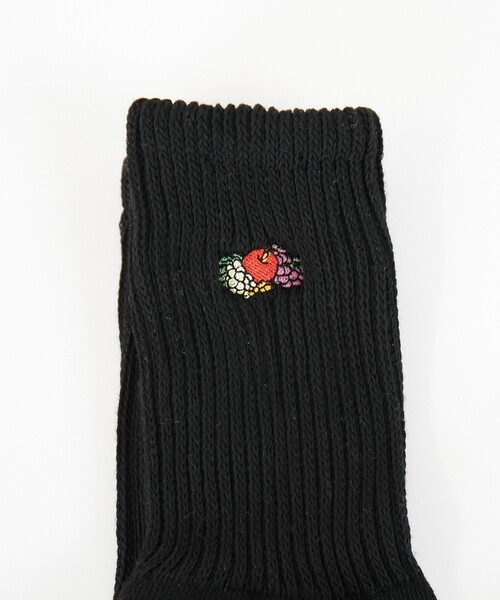 FRUIT OF THE LOOM（フルーツオブザルーム）の「【FRUIT OF THE LOOM/フルーツ・オブ・ザ・ルーム】3Pゆるリッチェル刺繍ソックス/3足パッククウォーター丈ソックス（ソックス/靴下・メンズ・ホワイト系その他/ブルー系その他・フリー）」の12枚目の写真